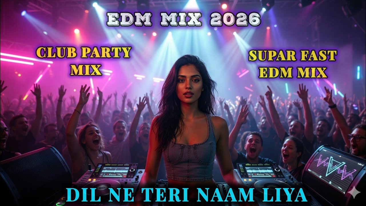 Dil Ne Teri Naam Liya | DJ Club Mix 2026 | Super Fast EDM Party & Night Mix #djremixsong