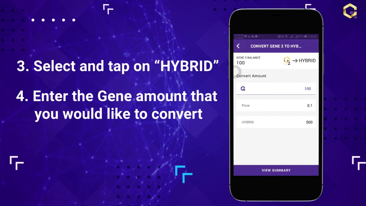How to convert GENE to HYBRID？
