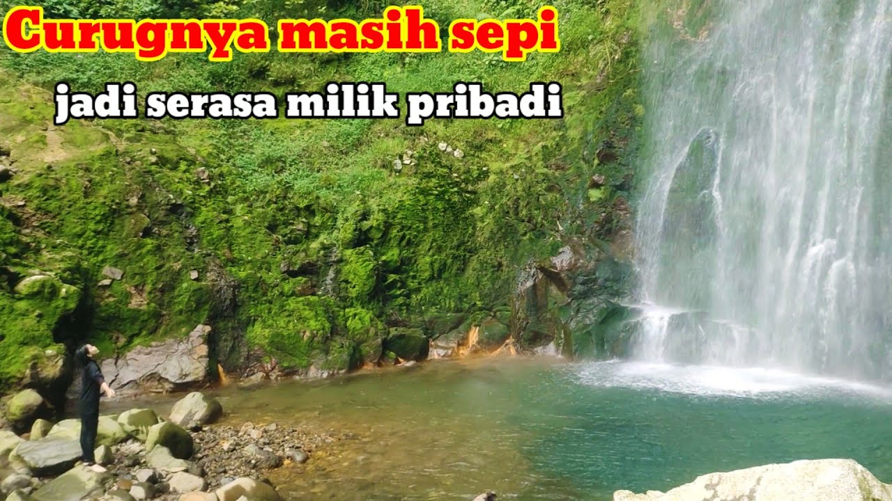Curug pasir reungit gunung salak serasa milik pribadi karena masih sepi