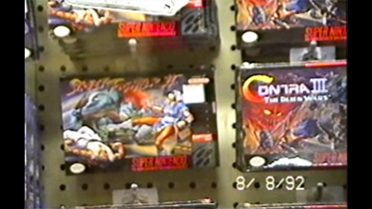 Street Fighter II SNES for Sale at KB Toys (Circa 1992)
