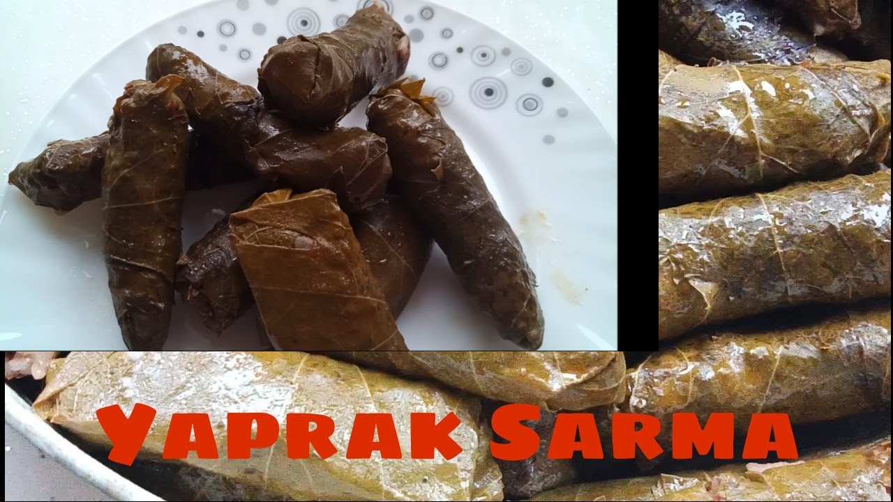Turkish Stuffed Grape Leaves| How to make Sarma | Yaprak Sarmasi