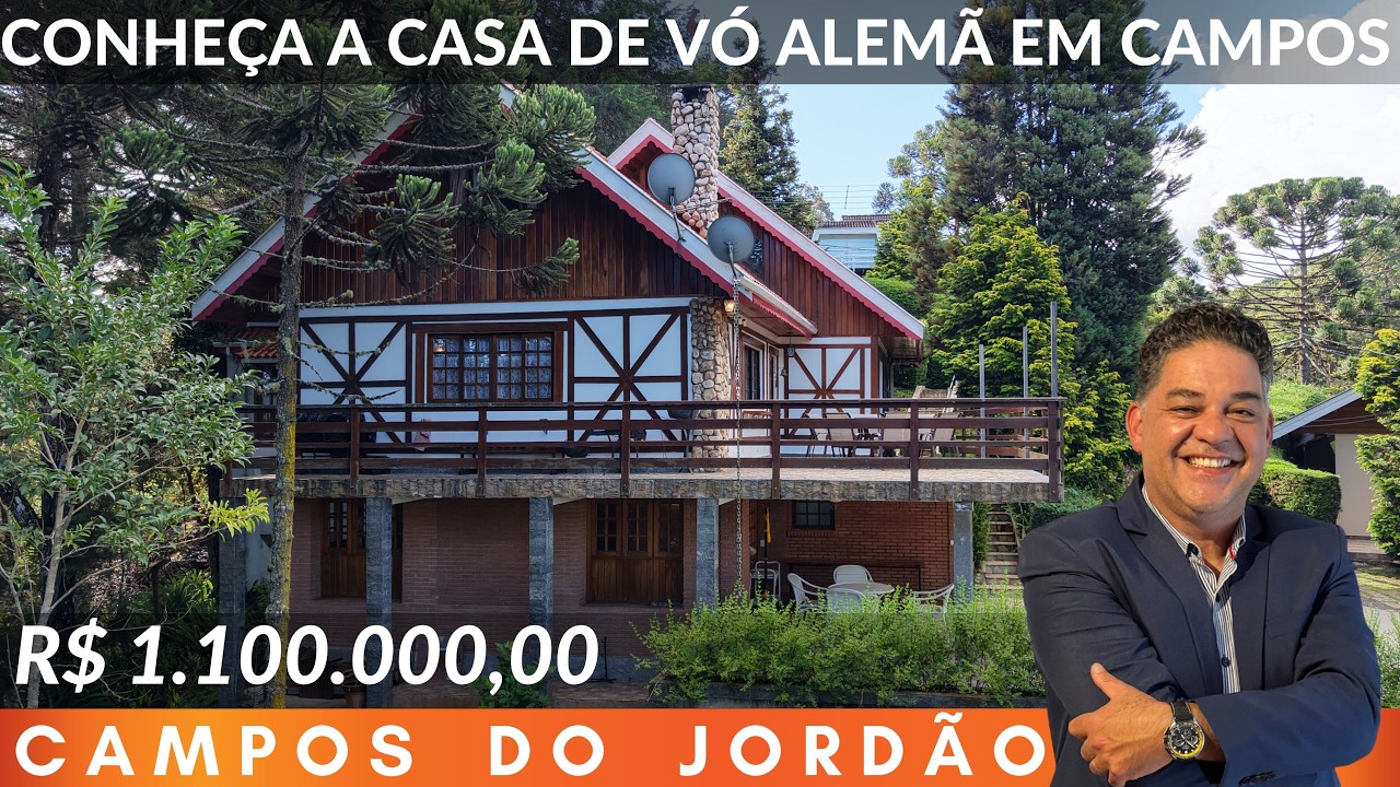 🍁 CONHEÇA A CASA DE VÓ ALEMÃ EM CAMPOS DO JORDÃO. R$ 1.100.000