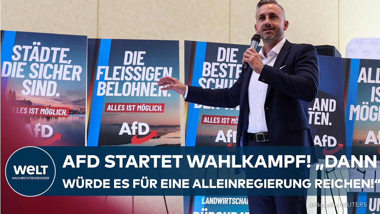 SACHSEN-ANHALT: AfD startet Wahlkampf! Remigration, Rundfunk und Co. &ndash; das steht im neuen Programm