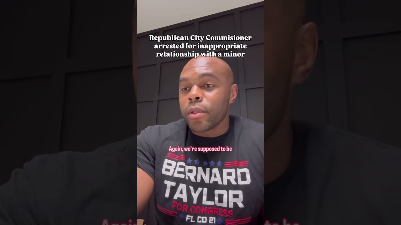Republican City Commissioner Arrested For Inappropriate Relationship with a Minor. #republican