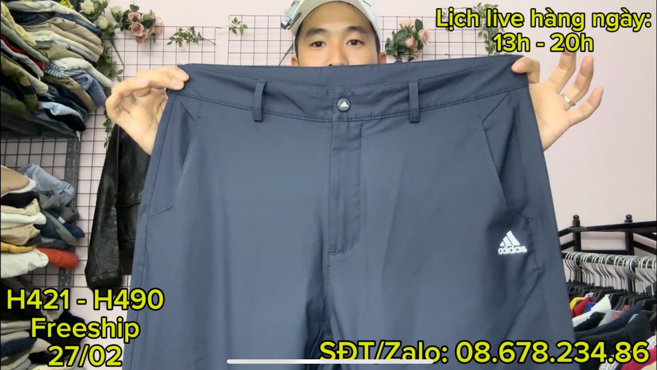 QUẦN GOLF, KAKI HIỆU DAKS ADIDAS PUMA UNI BAO SHIP TOÀN QUỐC H421-H490 27/02
