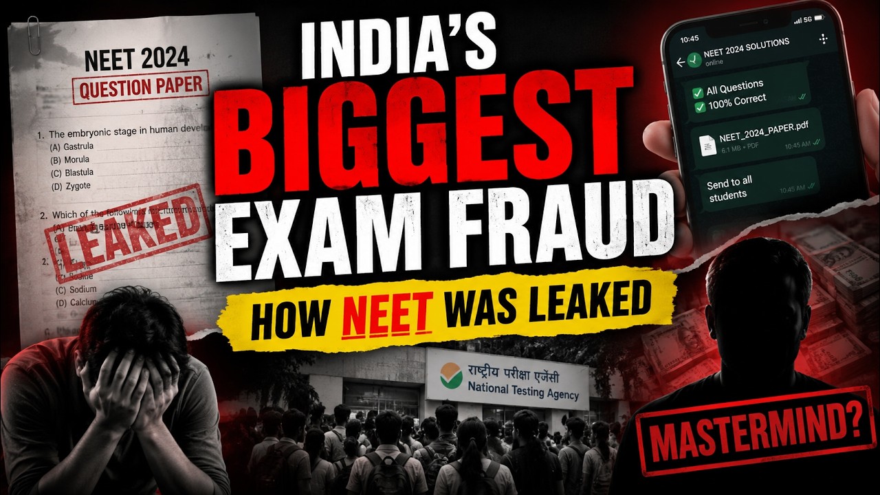 How the NEET Paper Leak Happened ⚠️ | Full Investigation