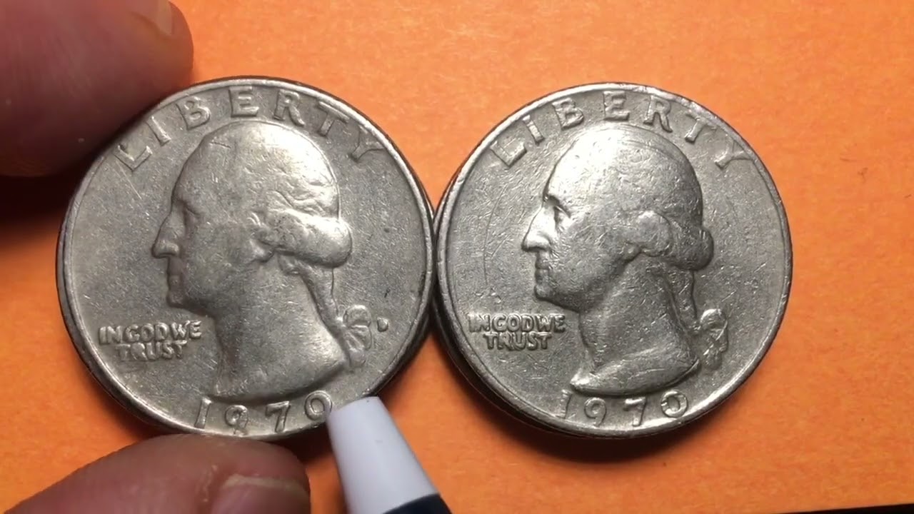 1970 US Quarter Dollar Coins - DC Minutes United States Coins