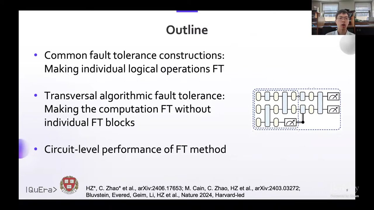 Transversal Algorithmic Fault Tolerance for Low-Overhead Quantum Computing | Quantum Colloquium
