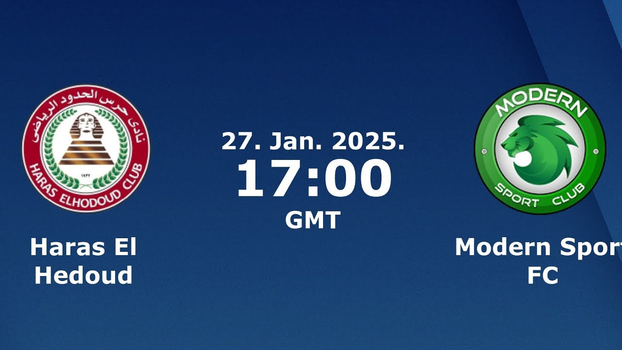 Haras El Hodoud vs Modern Sport FC LIVE 🔴 | Egypt Division 1 | Games