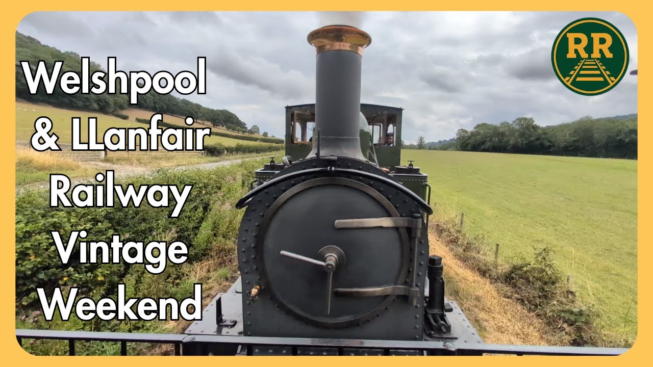 Riding a Vintage Train Through the Countryside! | Welshpool & LLanfair Railway