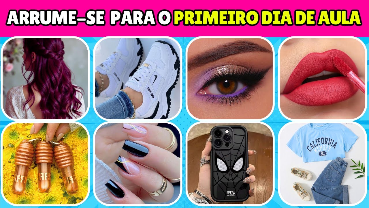 📚 ARRUME-SE PARA O SEU PRIMEIRO DIA DE AULA ✨ Moranguinho Quiz #quiz  #materialescolar2026