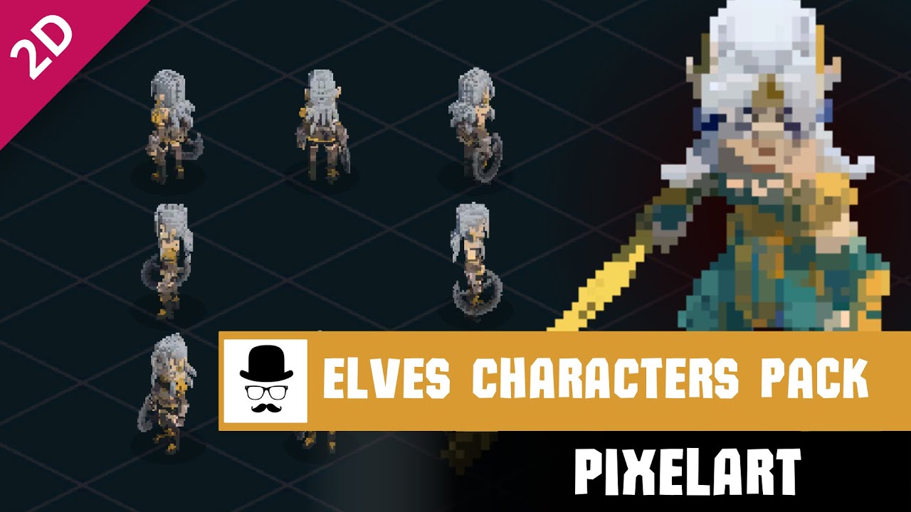 Elves Characters Pack - PixelArt