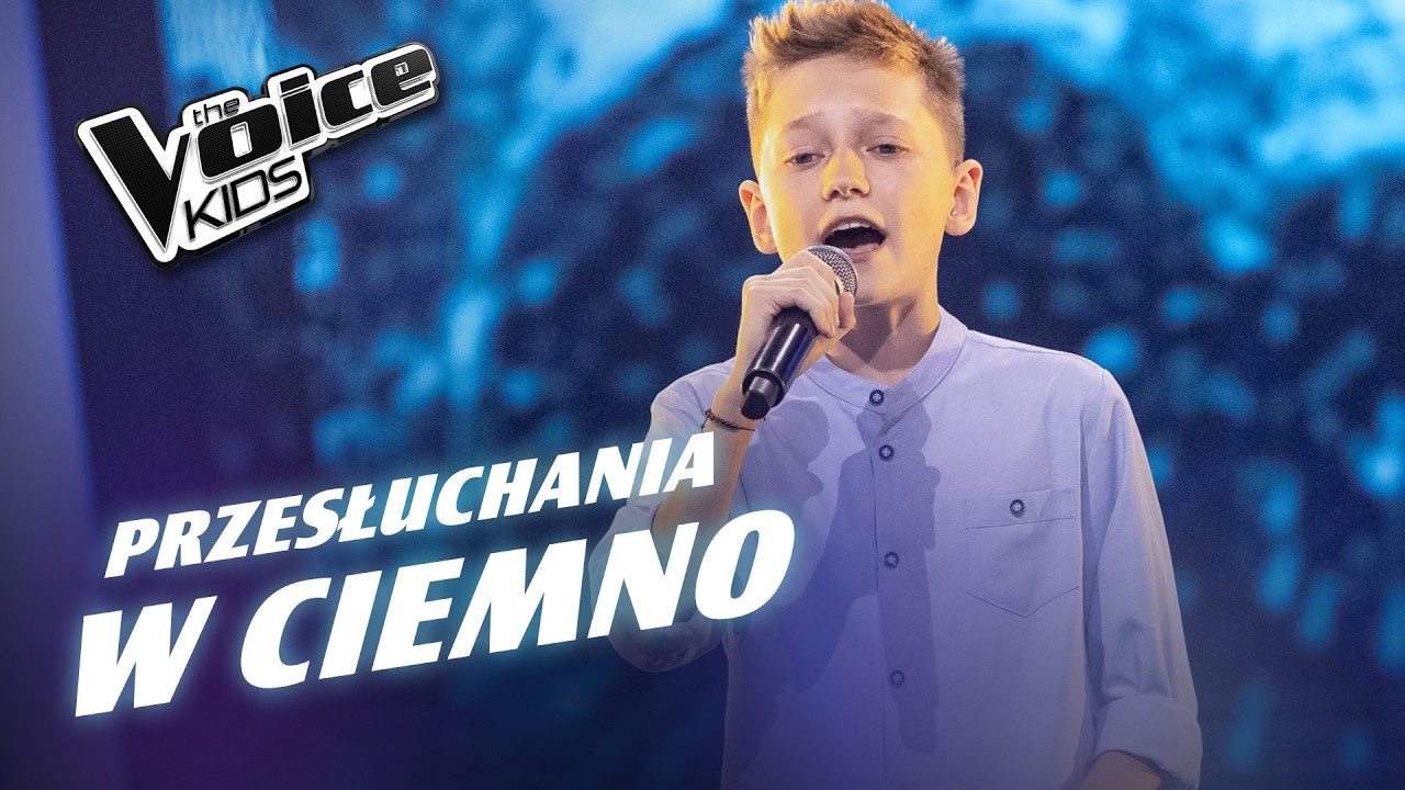 Michał Polkowski - „Nie ma, nie ma ciebie” - Przesłuchania w ciemno | The Voice Kids Poland 9