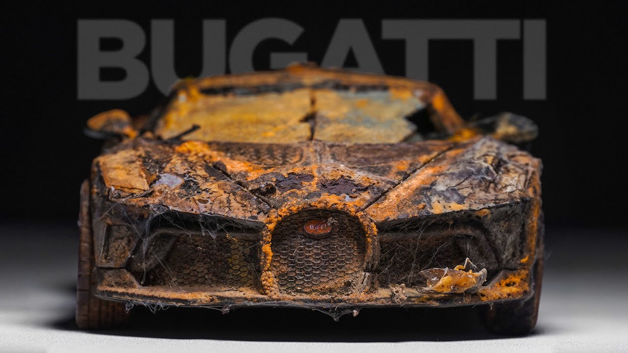 Restoration Abandoned BUGATTI LA VOITURE NOIRE - INCREDIBLE Transformation