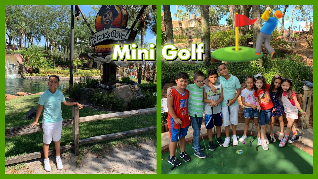 Pirates Cove Adventure Mini Golf | Orlando Florida Vlog