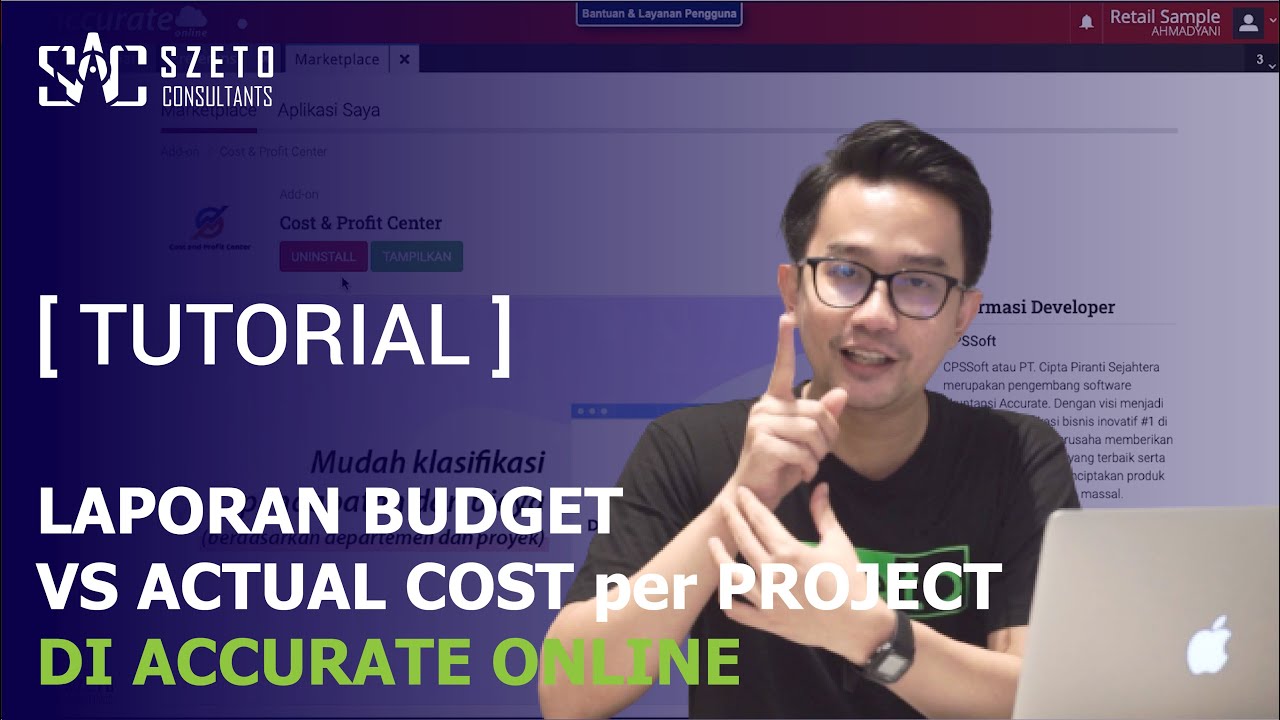 Cara Mudah Membuat Laporan Budget VS Actual Cost Per Project Di Accurate Online