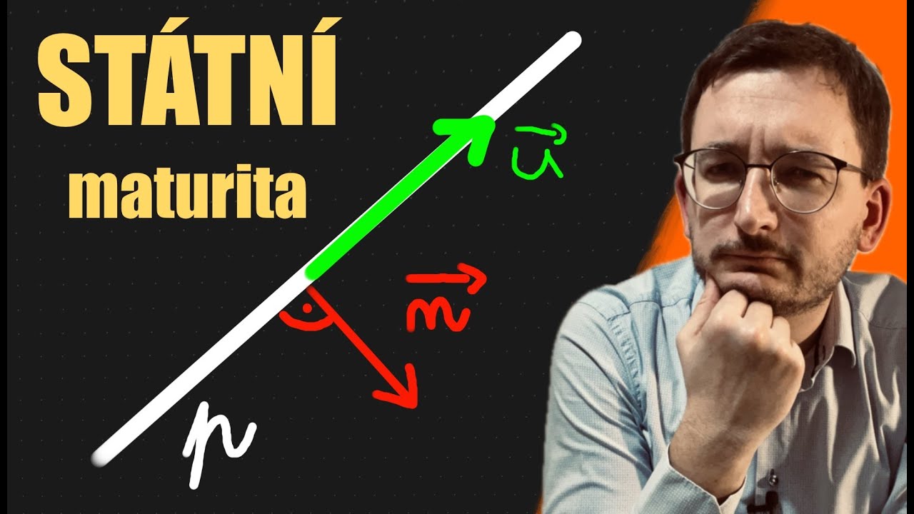 Analytická geometrie: Přímka krok za krokem (příklady ze STÁTNÍ MATURITY)