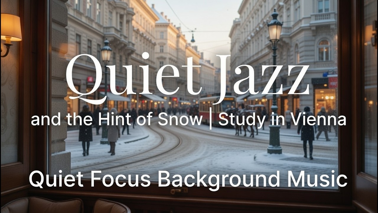 Snowy Vienna Café Jazz ❄️ Quiet Focus & Winter Study Vibes ☕