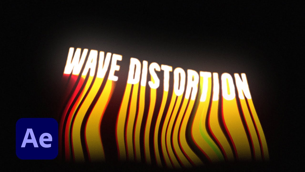 Text Wave Distortion in After Effects Tutorial
