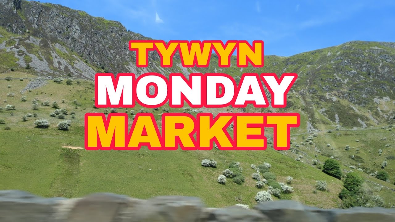 TYWYN MONDAY MARKET SNOWDONIA NORTHERN WALES VLOG 7