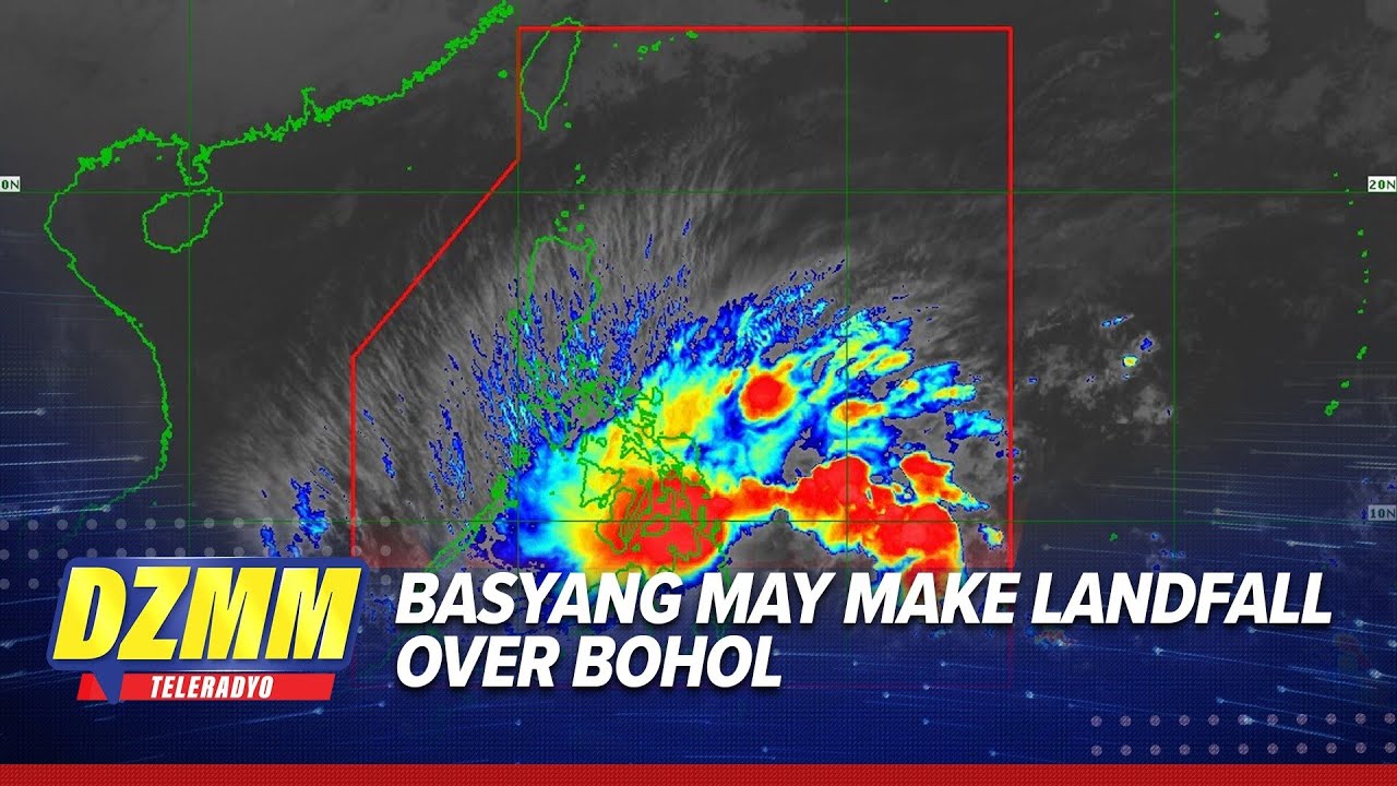 Basyang traverses Agusan del Norte, may make landfall over Bohol