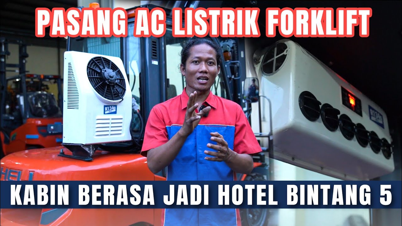PEMASANGAN AC ELEKTRIK 12V UNTUK ALAT BERAT