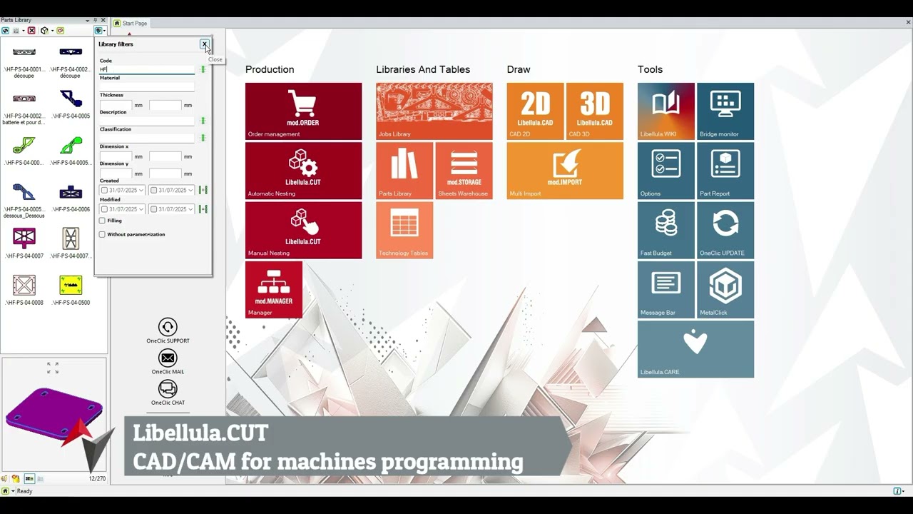 CALCULATE -  BEND -  JOBSHOP -  SORTING