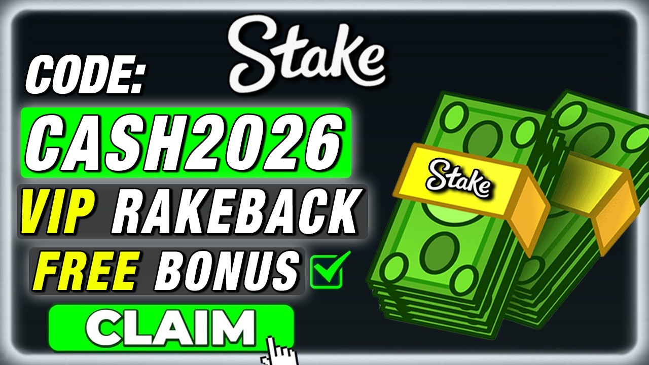 Stake Promo Code "CASH2026" | Claim Free Stake Welcome Bonus Code
