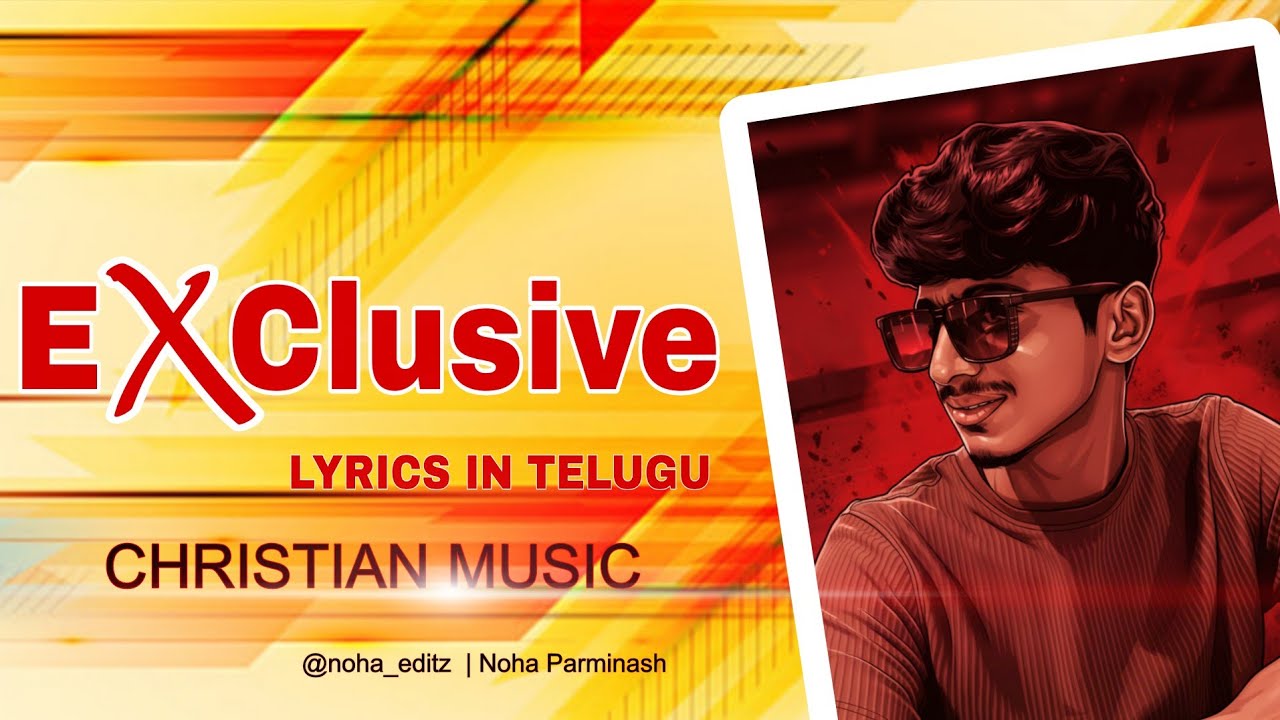 Exclusive Lyrics in Telugu Christian Song @NohaEditz #music #song #christian #hallelujah 