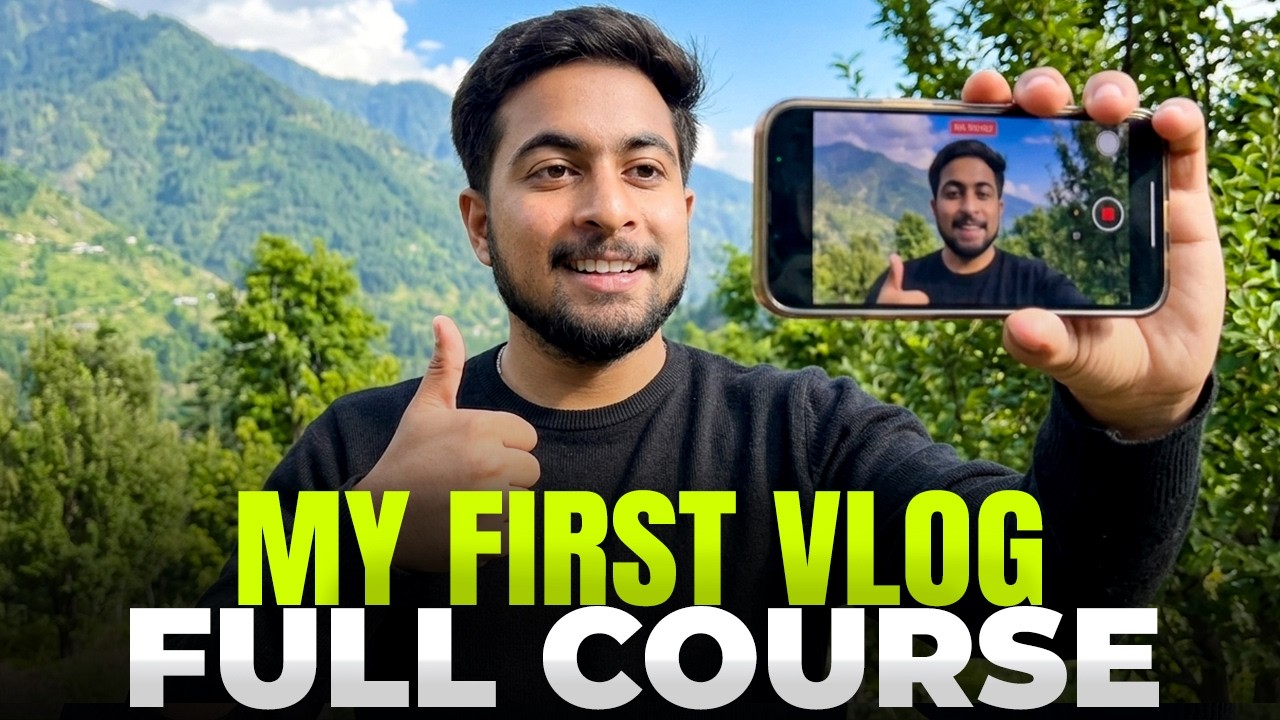 How to make First VLog (My First Vlog) | First Vlog kaise banaye?