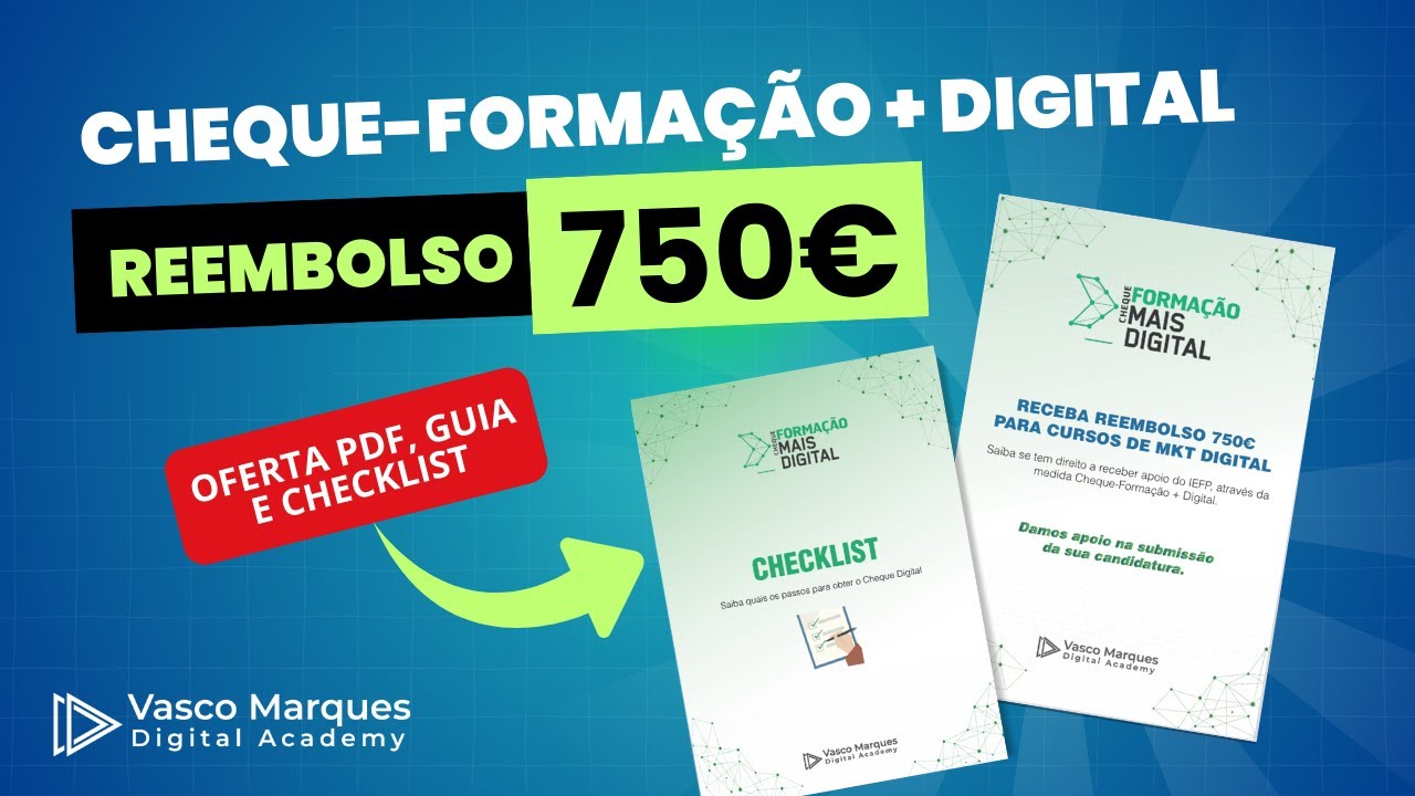 Cheque Forma&ccedil;&atilde;o Digital 750&euro;: tudo o que precisa de saber