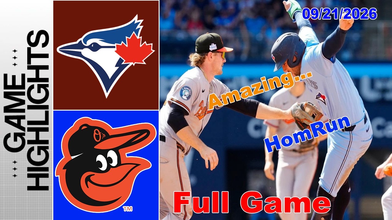 Лучшие моменты матча Blue Jays против Orioles, 21 сентября 2026 г. | Сезон MLB
