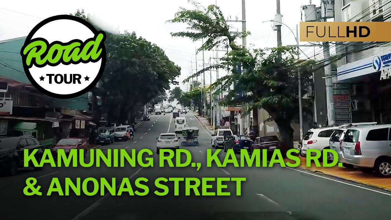 Kamuning Rd., Kamias Rd. and Anonas St. in Project 2, Quezon City - Full Road Tour