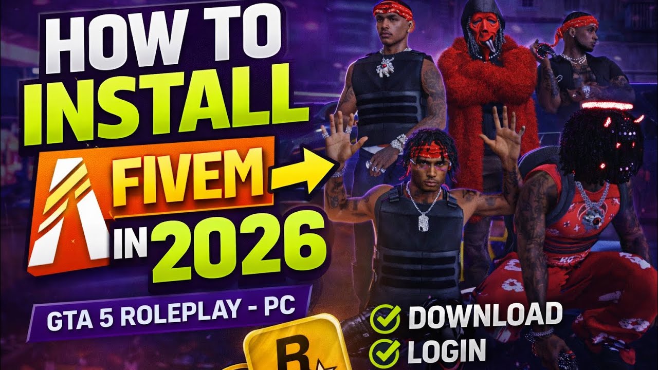 HOW TO INSTALL FIVEM IN 2026 (GTA 5 ROLEPLAY – PC)