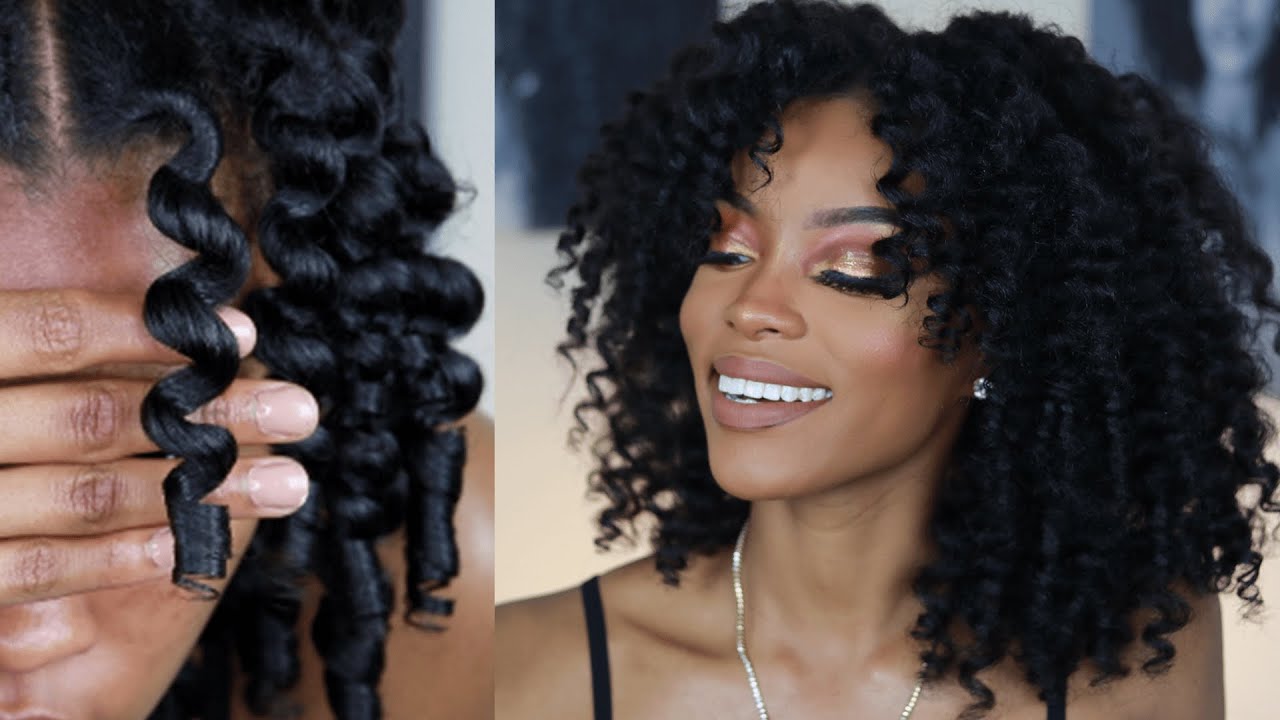 FLEXI ROD TUTORIAL ON DRY/STRETCHED NATURAL HAIR | Slim Reshae