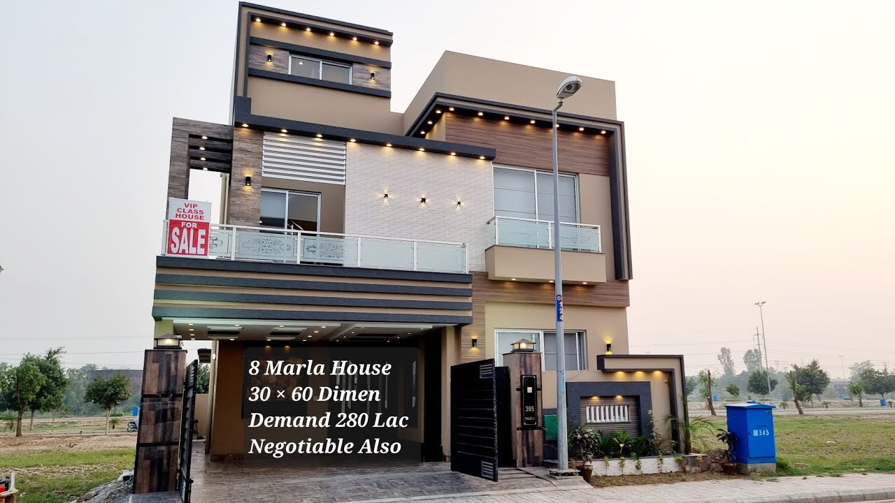 Facing Park 8 Marla House in Bahria Orchard Lahore | 03218481906