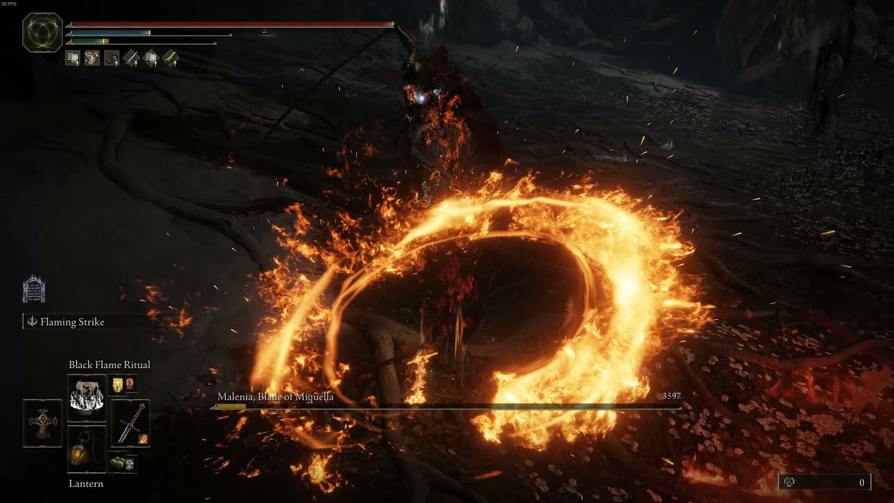 Elden Ring - Malenia - Fire Faith Build