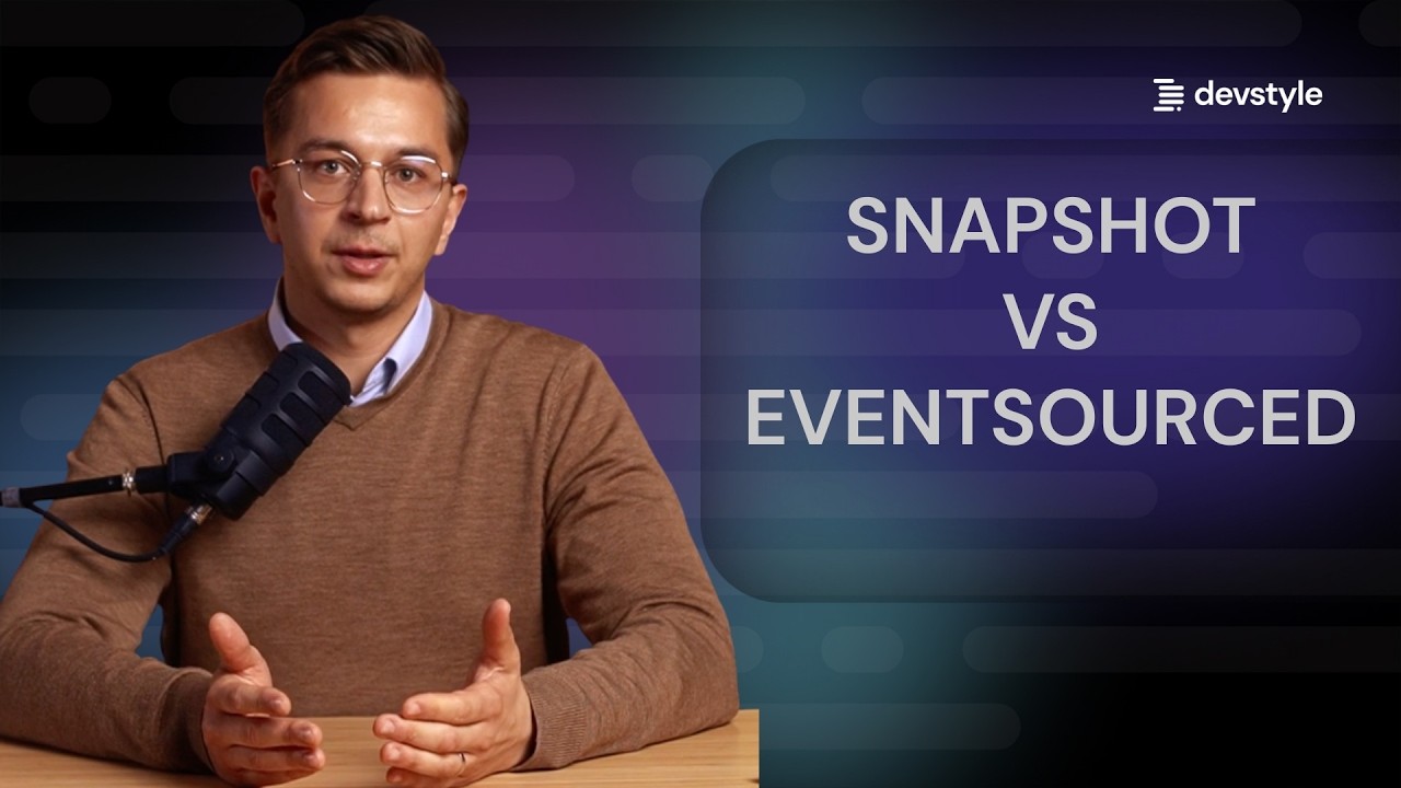Snapshot vs Event Sourcing? Dlaczego Tw&oacute;j system kłamie o przeszłości? | Łukasz Reszke