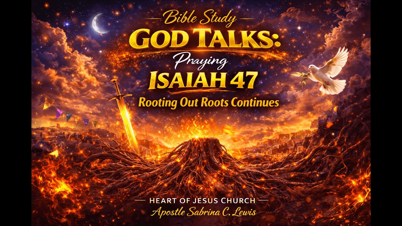 Bible Study GOD TALKS: Praying Isaiah 47: Rooting Out Roots Continues. 2.25.26