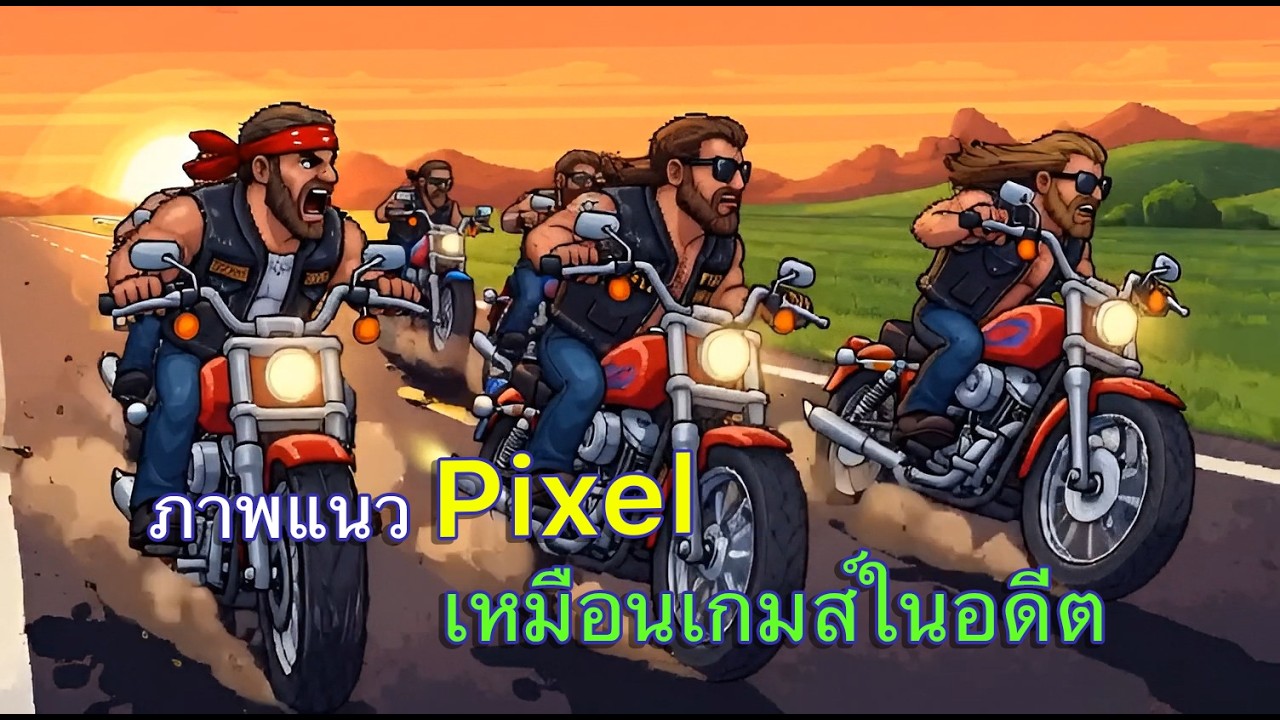 AI Video ep.38 ภาพแนว Pixel เหมือนเกมส์ในอดีต