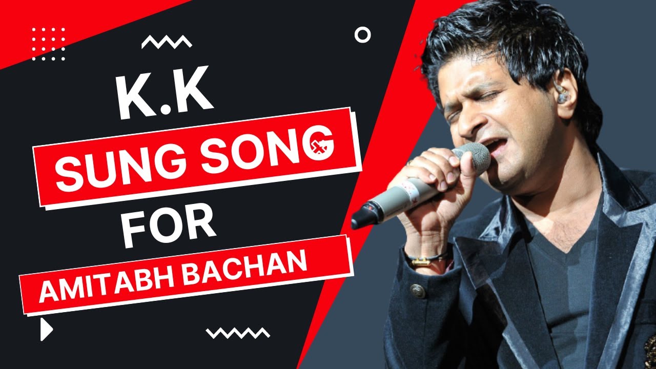 K.K sing songs For Amitabh Bachchan and Abhishek?😍👌| Watch video to know | K.K and Amitabh Bachchan