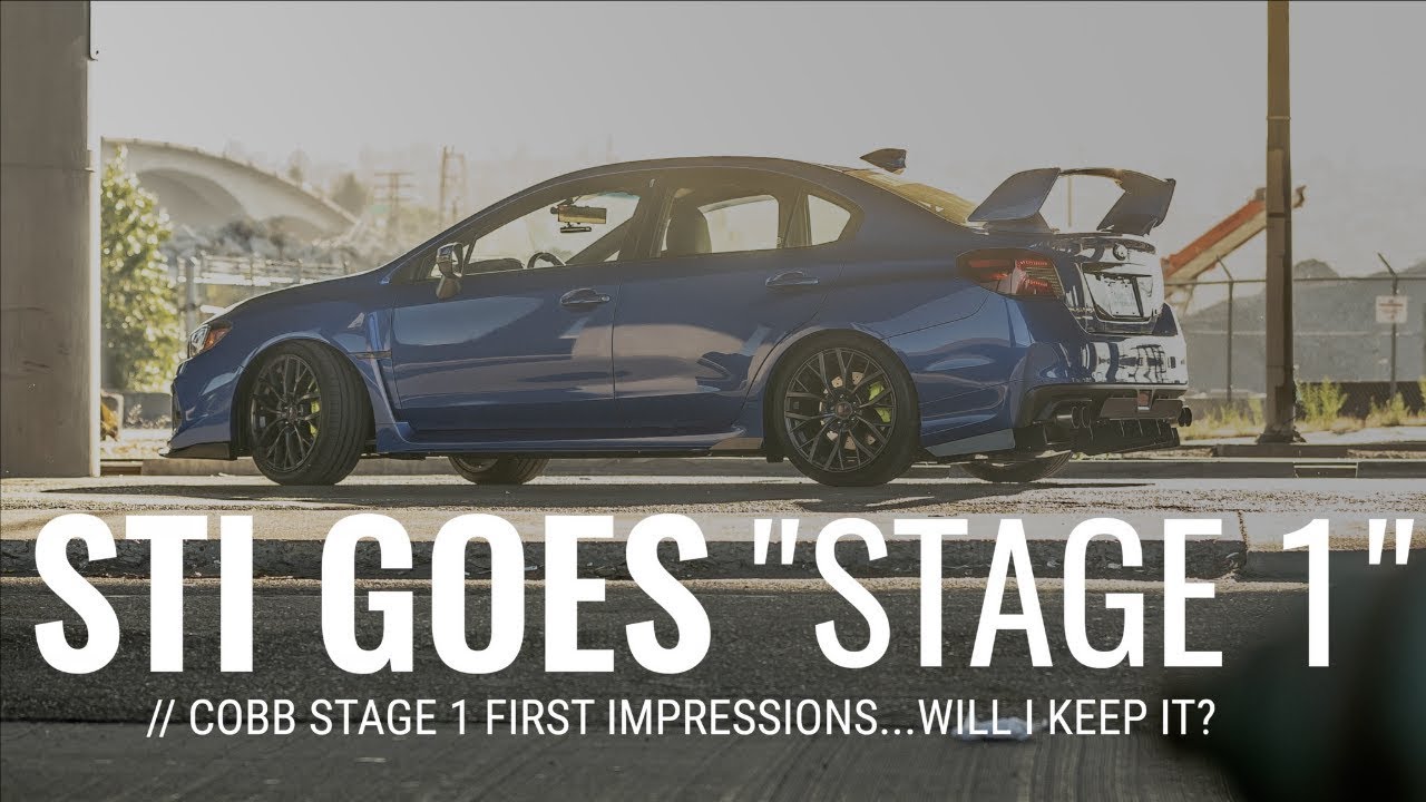 COBB STAGE 1 | 🤔 EHH FIRST IMPRESSIONS | 2019 SUBARU WRX STI/2018 TYPE-RA