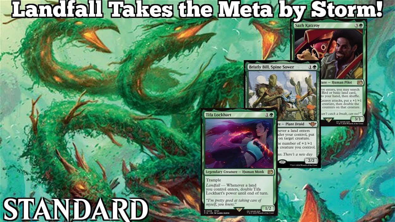Landfall Takes the Meta by Storm! | Mono Green Aggro | Standard Bo3 | Mythic Rank | MTG Arena