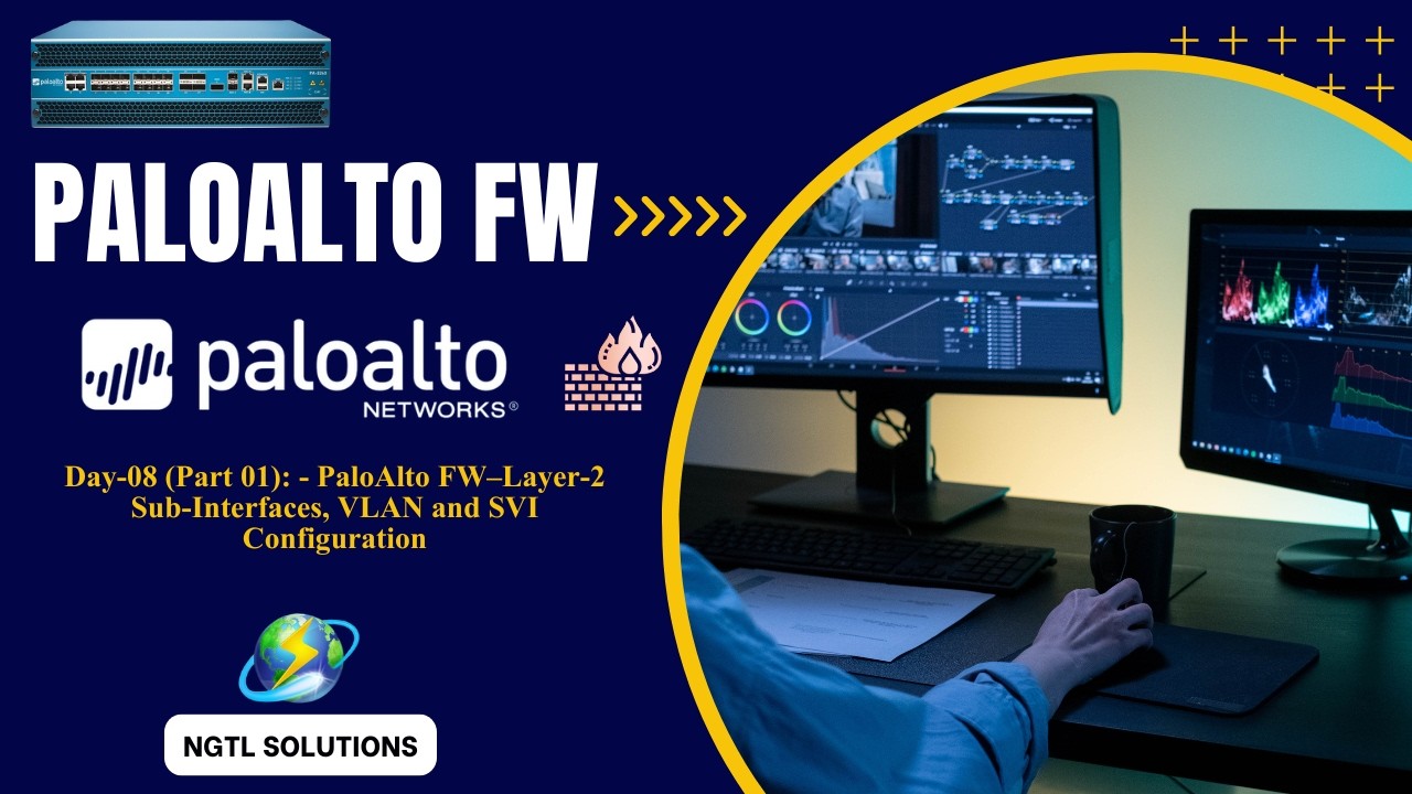 Day-08_Part-01_Palo Alto FW–Layer-2 Sub-Interfaces, VLAN and SVI Configuration