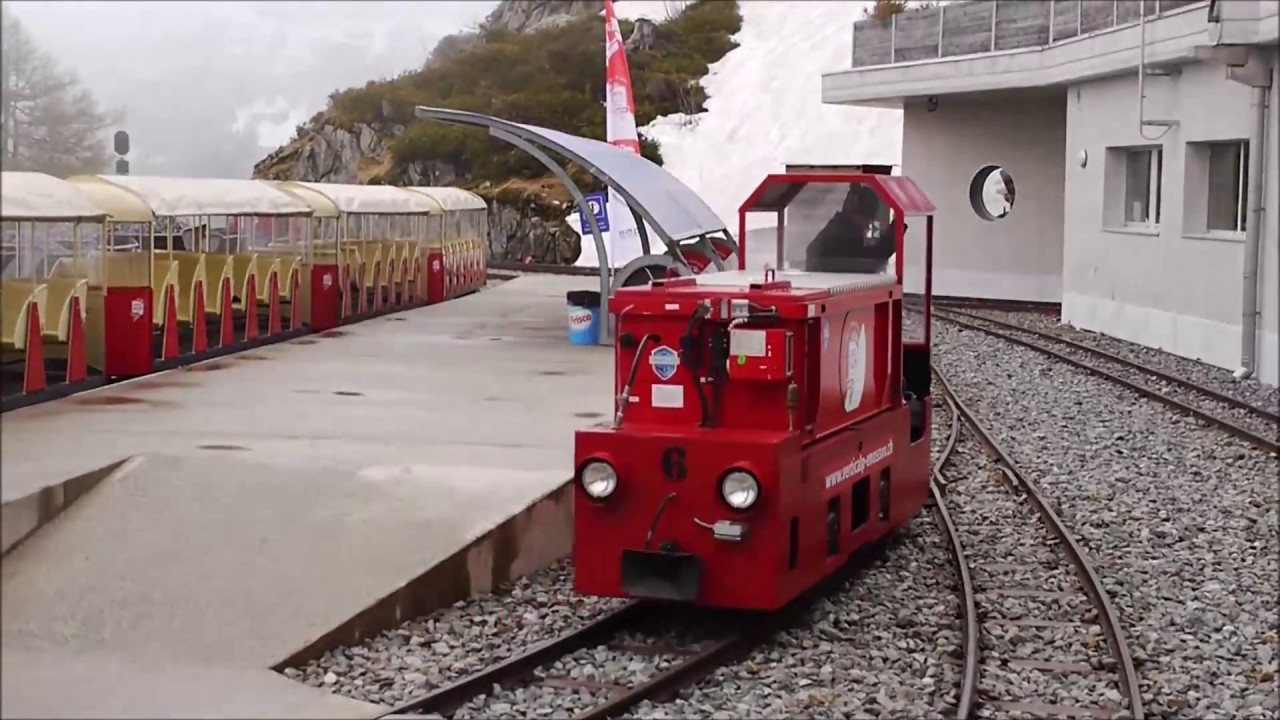 Amazing Swiss Narrow Gauge High in the Alps