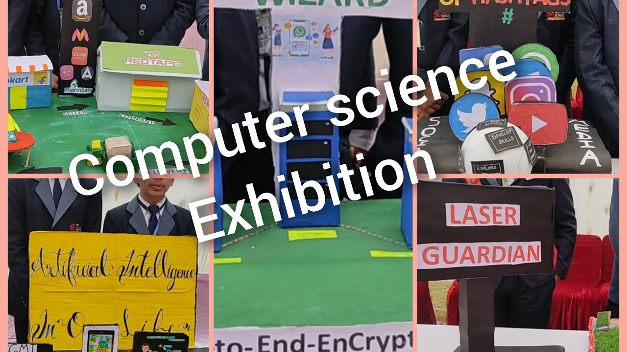 Computer Science Exhibition | Projects Models on Technology | Cyber safety | Laser Guardian and more