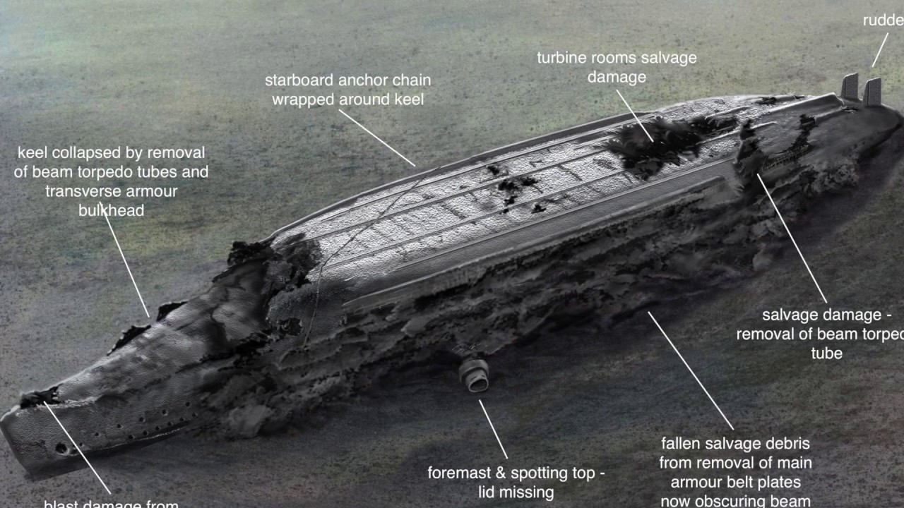 Diving the wreck of SMS Markgraf  - battleship, Scapa Flow