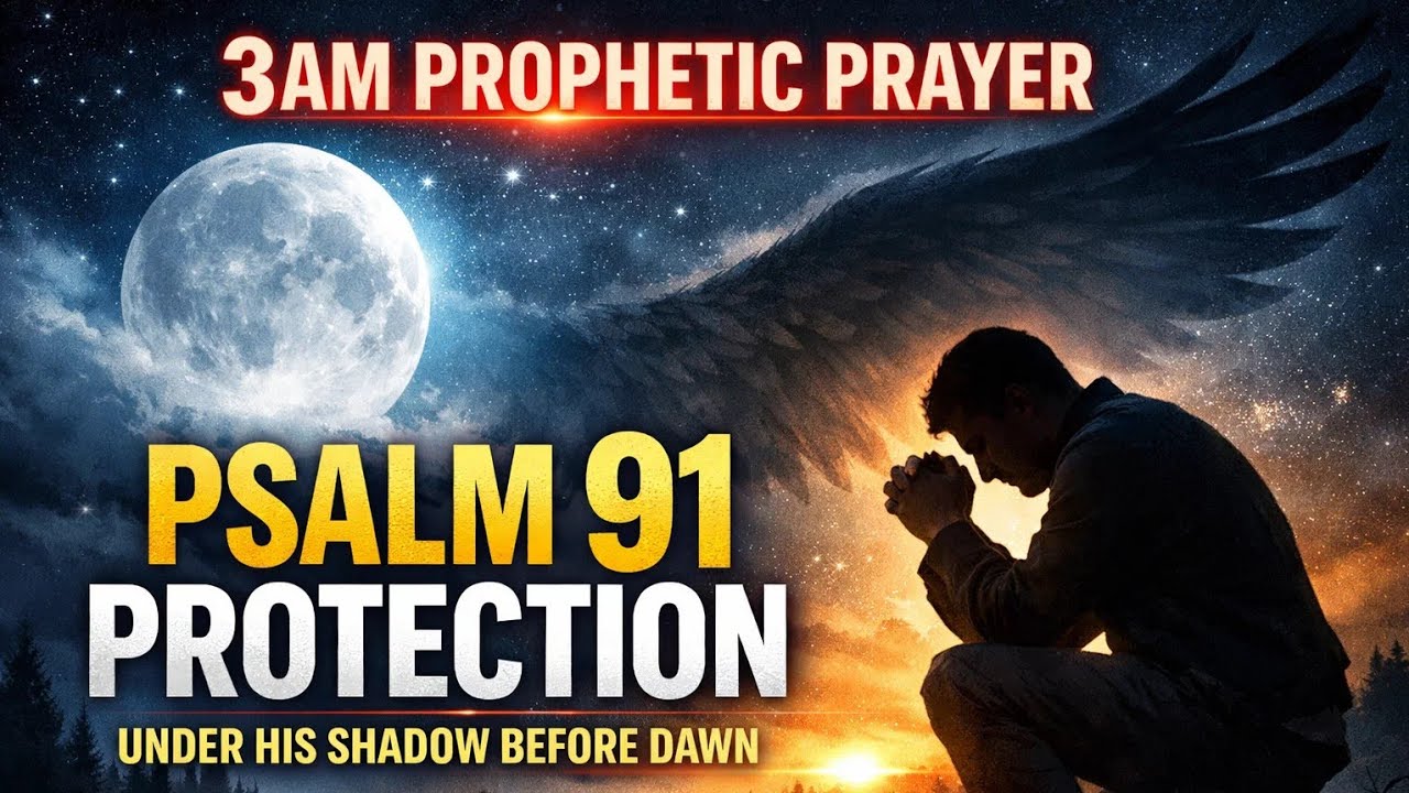 3AM PROPHETIC PRAYER | Psalm 91 Protection Under His Shadow Before Dawn