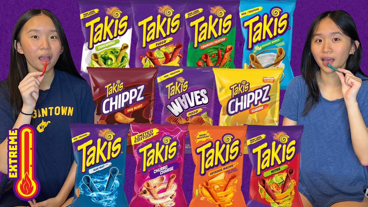 Takis Taste Test | Janet and Kate