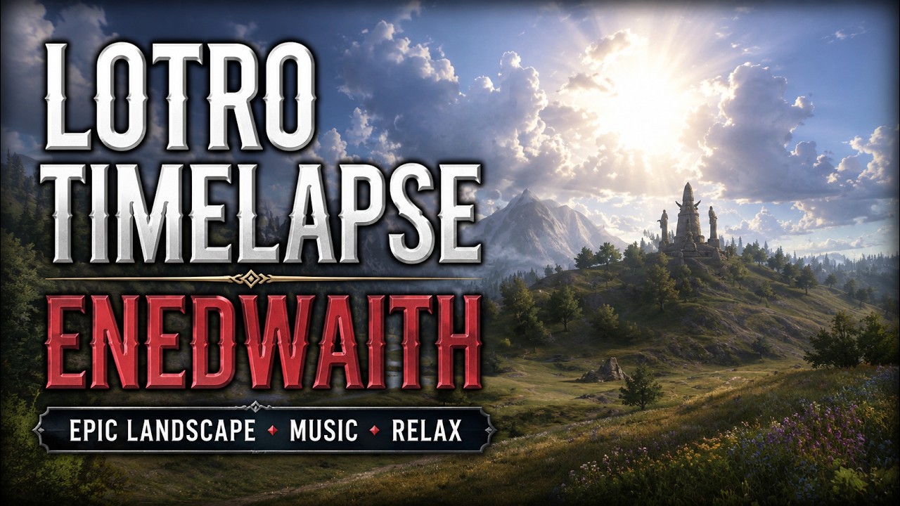 LOTRO Epic Breathtaking Landscape Video Timelapse in Enedwaith with Music